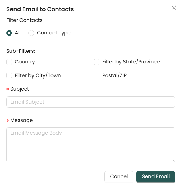 Bulk Email Your Contacts, Properly Filtered